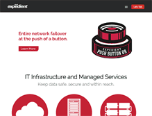 Tablet Screenshot of expedient.com